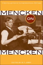 Mencken on Mencken - Cover