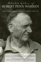 Selected Letters of Robert Penn Warren - Cover