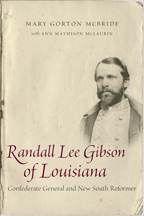 Randall Lee Gibson of Louisiana - Cover