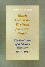 Black American Writing from the Nadir - Cover