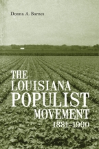 The Louisiana Populist Movement, 1881-1900 - Cover