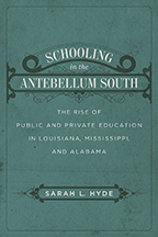 Schooling in the Antebellum South - Cover