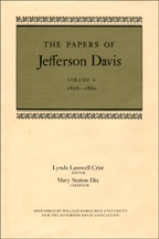 The Papers of Jefferson Davis - Cover