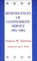 Reminiscences of Confederate Service, 1861-1865 - Cover