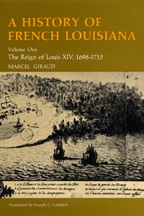 A History of French Louisiana - Cover